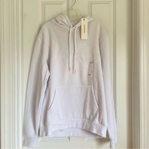 NWT calvin klein jeans white relaxed hoodie